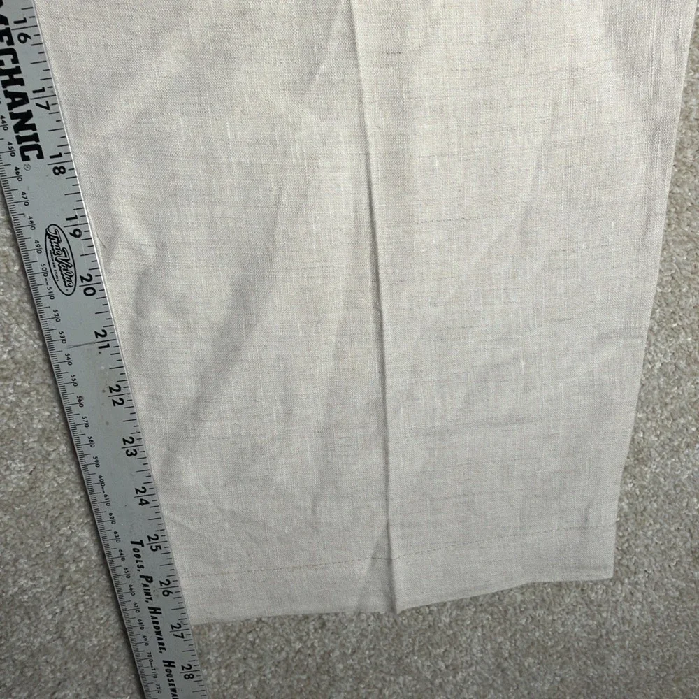 Tommy Bahama Relax 100% Linen Pants Mens XXL (FITS 40 X‎ 27) Light Beige Beach